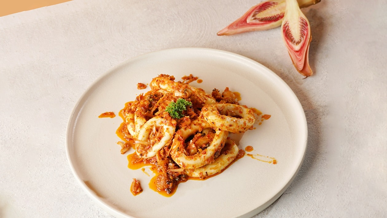 Fried Squid with Torch Ginger Sambal – - Recipe