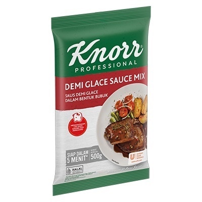 Knorr Demi Glace 500gr - Knorr Demiglace, produce a high quality demiglace under 5 minutes.