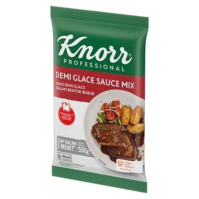 Knorr Demi Glace 500gr - Knorr Demiglace, produce a high quality demiglace under 5 minutes.