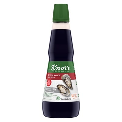 Knorr Saus Tiram 1kg - New Knorr Oyster Sauce, Produce a combination of sweet and savory that fits and strengthens the natural color of the dish, suitable for Indonesian tastes